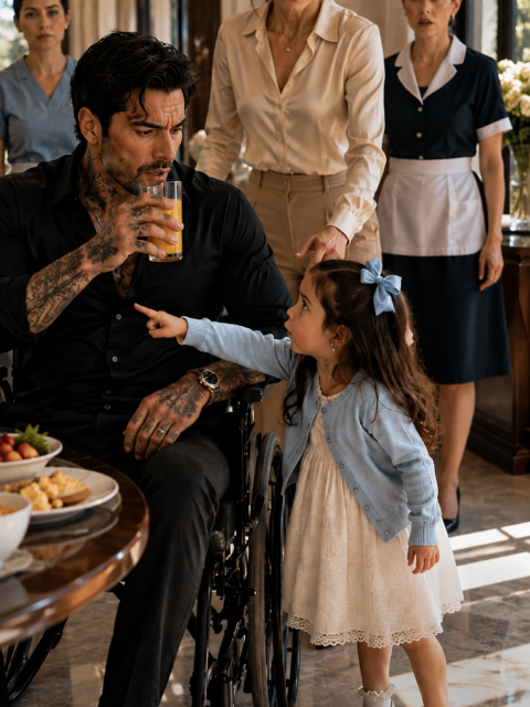 “Don’t Drink That, Mr. Grant!” A Little Girl’s Scream Stopped the Glass Inches From His Lips — and Exposed the Caregiver Who’d Done This Before